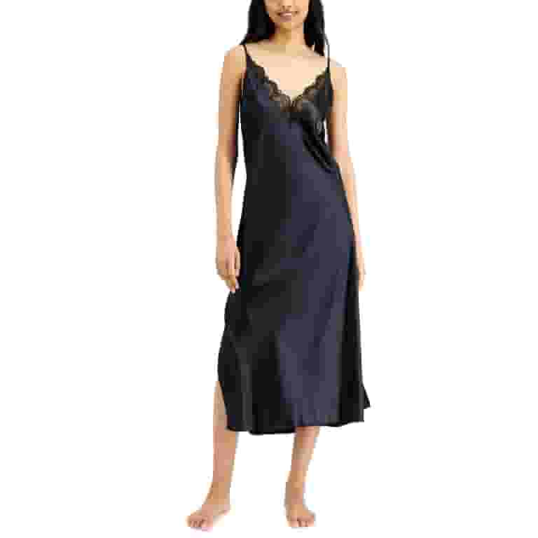 inc black lace dress 1990s Inc Black Lace Dress