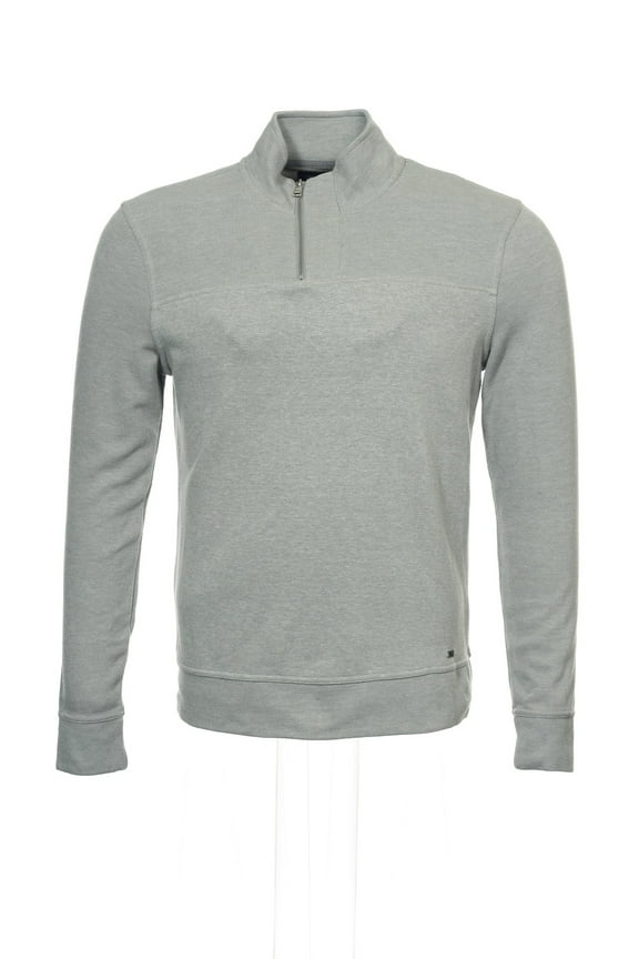 Light Gray Half Zip Sweatshirt 1/2 , Size XLarge