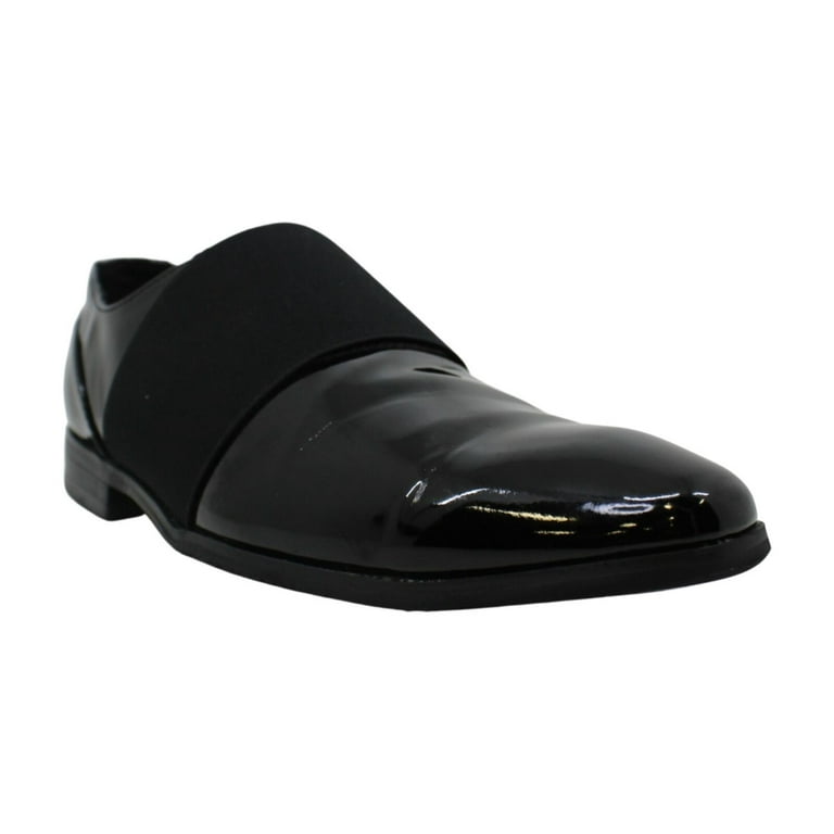 INC International Concept Mens Kain Patent Black Loafers M