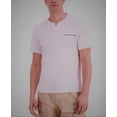 thumbnail image 1 of INC International Concepts Men's Pintucked Split-Neck T-Shirt, Peach Lather M, 1 of 1