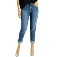thumbnail image 1 of INC International Concepts Petite Cuffed Boyfriend Jeans Ava Wash 2P, 1 of 1
