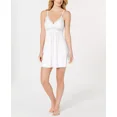 thumbnail image 1 of INC International Concepts Plus-Size Lace-Detail Chemise Bright White 2X, 1 of 1