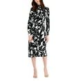 thumbnail image 1 of INC International Concepts Printed Asymmetrical Ruched Midi Dress Pt Gallery C2 M, 1 of 1