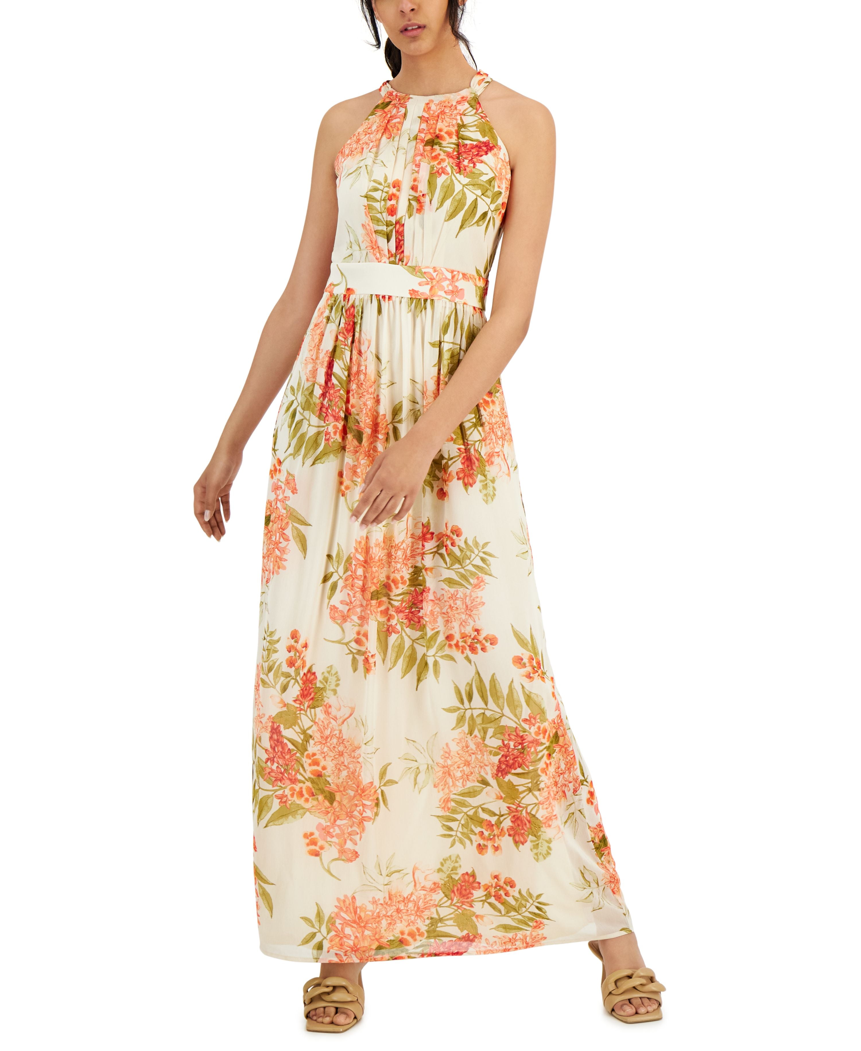 international concepts maxi dress INC International Concepts Colorblock Maxi Sundress