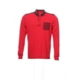 thumbnail image 1 of INC International Concepts Red Henley Shirt , Size Medium, 1 of 4