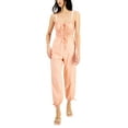thumbnail image 1 of INC International Concepts Ruched Jumpsuit First Blush M, 1 of 1