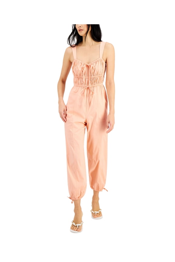 Ruched Jumpsuit First Blush M