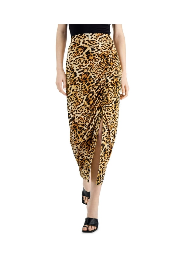 Ruched Skirt Caterina Cheetah S