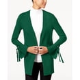 thumbnail image 1 of INC International Concepts Tie Cuff Cardigan Hunter Forest XS, 1 of 1