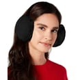 thumbnail image 1 of INC International Concepts Velvet & Faux-Fur Earmuffs, Black, 1 of 1