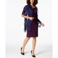 thumbnail image 1 of INC International Concepts Women’s Blossom Shadow Evening Wraps, Navy, 1 of 2