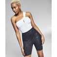 thumbnail image 1 of INC International Concepts Women's Ade Samuel High-Rise Biker Shorts Zuri Zebra (Zuri Zebra, S), 1 of 2
