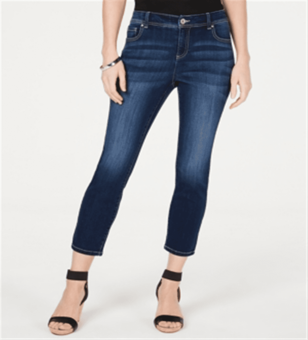 Inc curvy fit jeans top