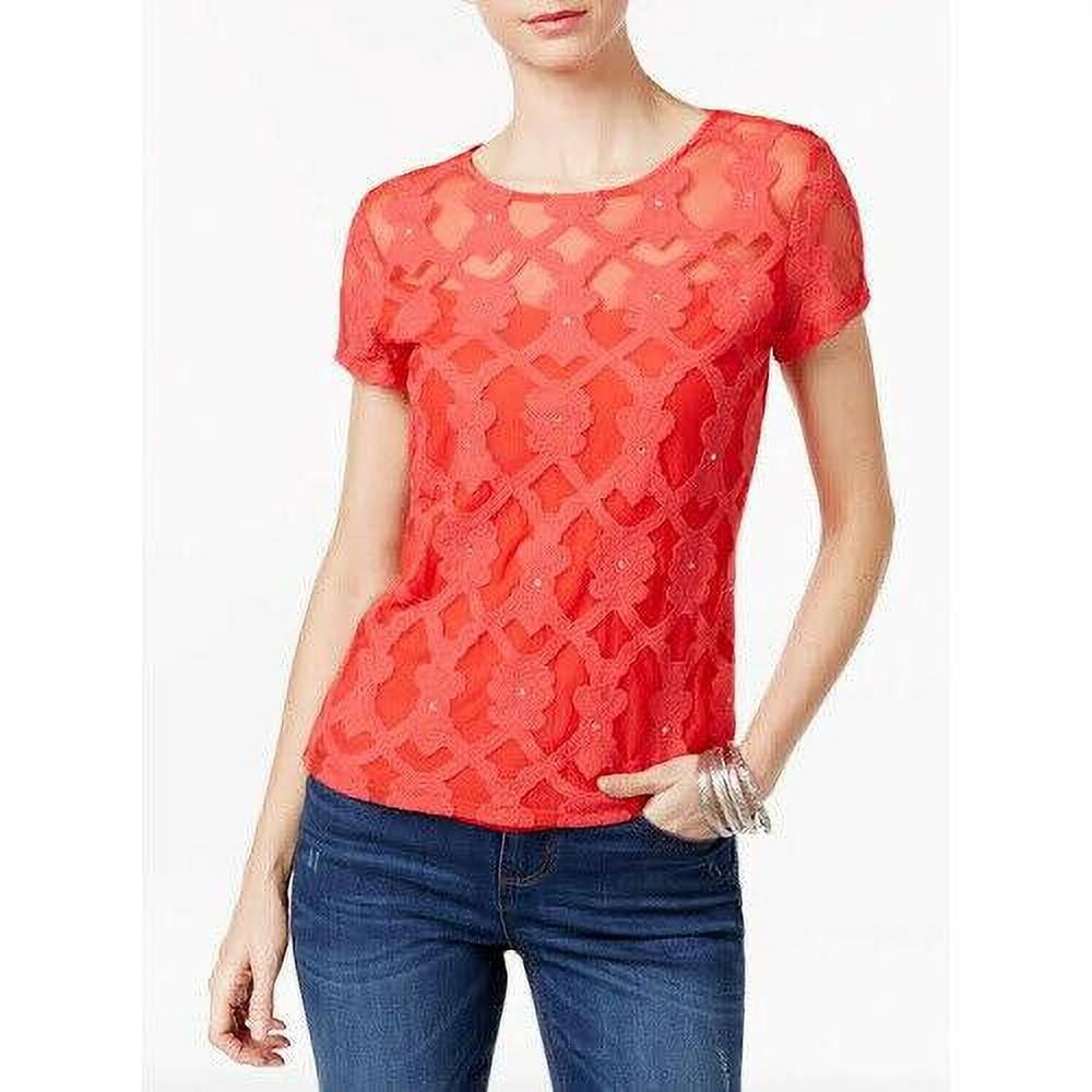 Débardeur/cami Femme INC International Concepts Taille 3X Plus - Orange - Coton - Occasion TBE