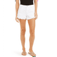 thumbnail image 1 of INC International Concepts Womens Frayed High Rise Shorts White 8, 1 of 3