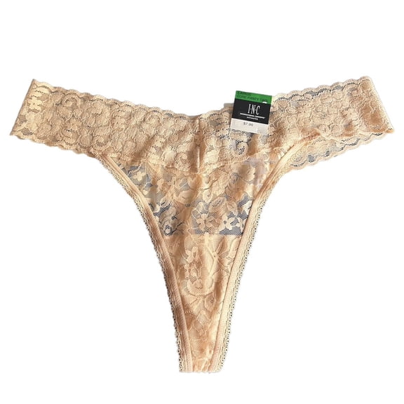 INC International Concepts Women's Lace Thong Panties Underwear Size XX-Large