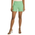 thumbnail image 1 of INC International Concepts Women's Mid Rise Pull-On Shorts Pistachio (Pistachio, 2), 1 of 3