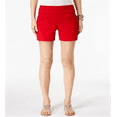 thumbnail image 1 of INC International Concepts Women's Petite Pull-on Shorts Real Red Size 14 P, 1 of 3