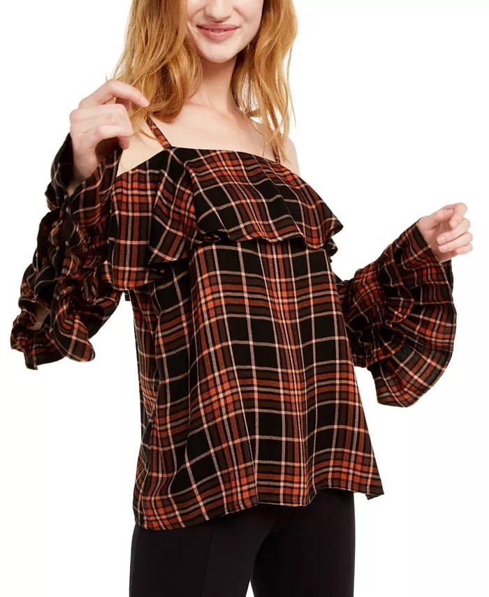 warenfaus Plaid magazine shoulder / Sky｜ファッション