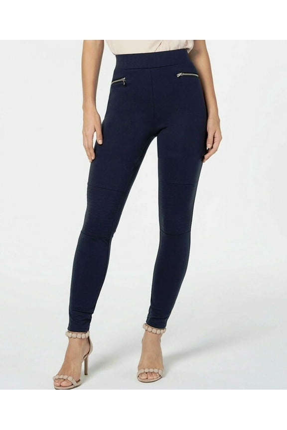 Women's Shaping Moto Leggings, Navy, XS - NEW