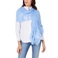 thumbnail image 1 of INC International Concepts Women’s Sheer Stripes Wraps, Blue, 1 of 1