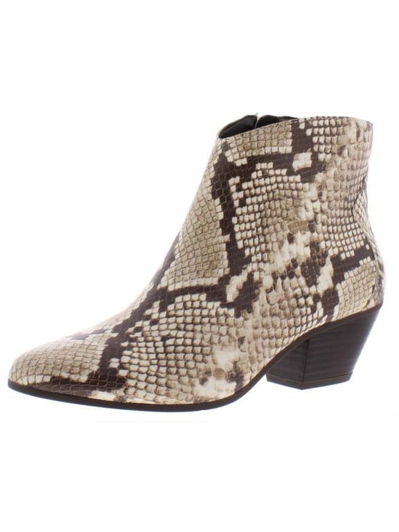 Womens Idra Faux Leather Almond Toe Booties Multi 7.5 Medium (B,M)