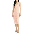 thumbnail image 1 of INC International Concepts Women's Sleeveless Ruched Bodycon Dress First Blush (First Blush, M), 1 of 4