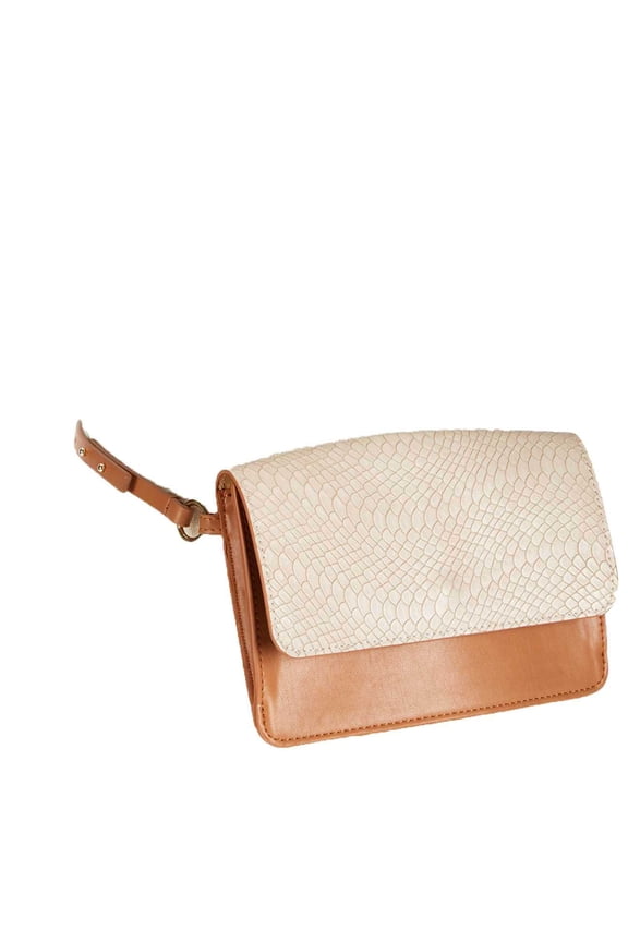 Women’s Smooth & Python-Embossed Belt Bags – Blush, Small