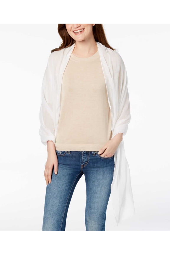 Women’s Solid Cotton Hijab & Wraps, Natural