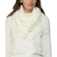 thumbnail image 1 of INC International Concepts Women's Solid Raschel Loop Scarf White Size Regular, 1 of 3