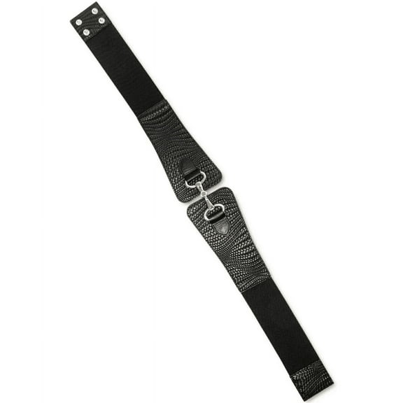 INC International Concepts Women's Stretchy Black Belts M/L