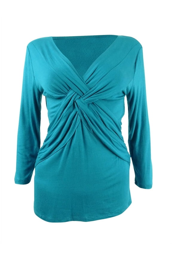 Women's Twisted Top (M, Tahitian Tide)
