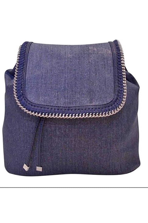 Womens Bailie Metallic Twill Backpack Blue O/S