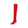 thumbnail image 1 of INC International Concepts Womens Briella Fabric Pointed Toe, Red Lava, Size 7.0, 1 of 5
