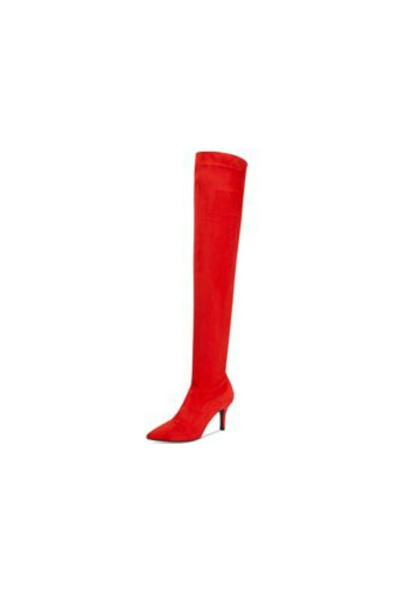 Womens Briella Fabric Pointed Toe, Red Lava, Size 7.0