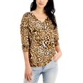 thumbnail image 1 of INC International Concepts Womens Cheetah Print Tunic Caterina Cheetah XS, 1 of 1