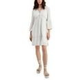 thumbnail image 1 of INC International Concepts Womens Crochet Trim Dress Bright White M, 1 of 1