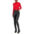 thumbnail image 1 of INC International Concepts Womens Detail Ribbed Mock Neck Sweater Real Red M, 1 of 1