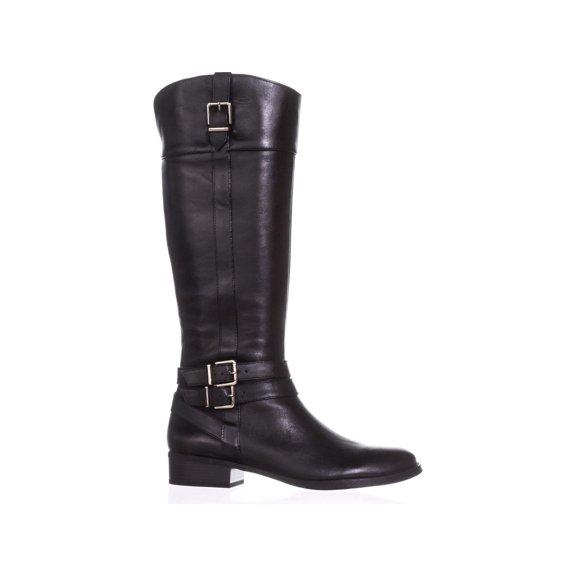 INC International Concepts Womens Frankii Leather Almond Toe Knee High Riding...