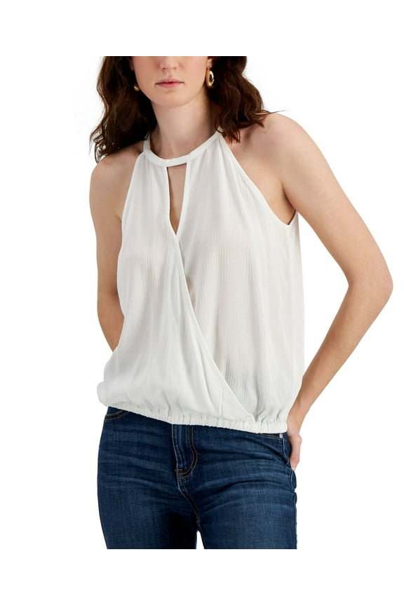 Womens Halter Top Bright White S