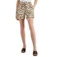 thumbnail image 1 of INC International Concepts Womens High Rise Animal Print Belted Short Talia Tiger 14, 1 of 1