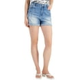 thumbnail image 1 of INC International Concepts Womens High Rise Cuffed Denim Shorts Medium Indigo 6, 1 of 1
