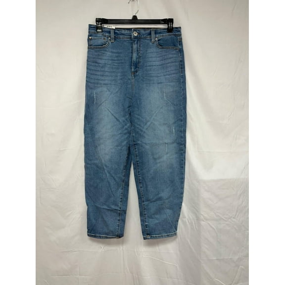 INC International Concepts Womens High Rise Mom Jeans Medium Indigo 10