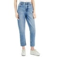 thumbnail image 1 of INC International Concepts Womens High Rise Mom Jeans Medium Indigo 16, 1 of 1