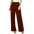 thumbnail image 1 of INC International Concepts Womens High Rise Wide Leg Pants Deep Sienna M, 1 of 1