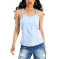 thumbnail image 1 of INC International Concepts Womens Knotted Strap Tank Top Dutch Canal 2XL, 1 of 1