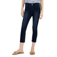 thumbnail image 1 of INC International Concepts Womens Mid Rise Cropped Skinny Jeans Dark Indigo 0, 1 of 1