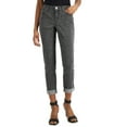 thumbnail image 1 of INC International Concepts Womens Mid Rise Leopard Print Straight Leg Jeans Chi Chi Wash 6, 1 of 1