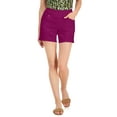 thumbnail image 1 of INC International Concepts Womens Mid Rise Pull On Shorts Cranberry Rose 10, 1 of 1