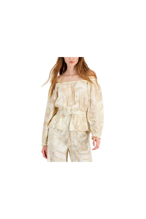 Womens Off The Shoulder Top Kia Floral C L